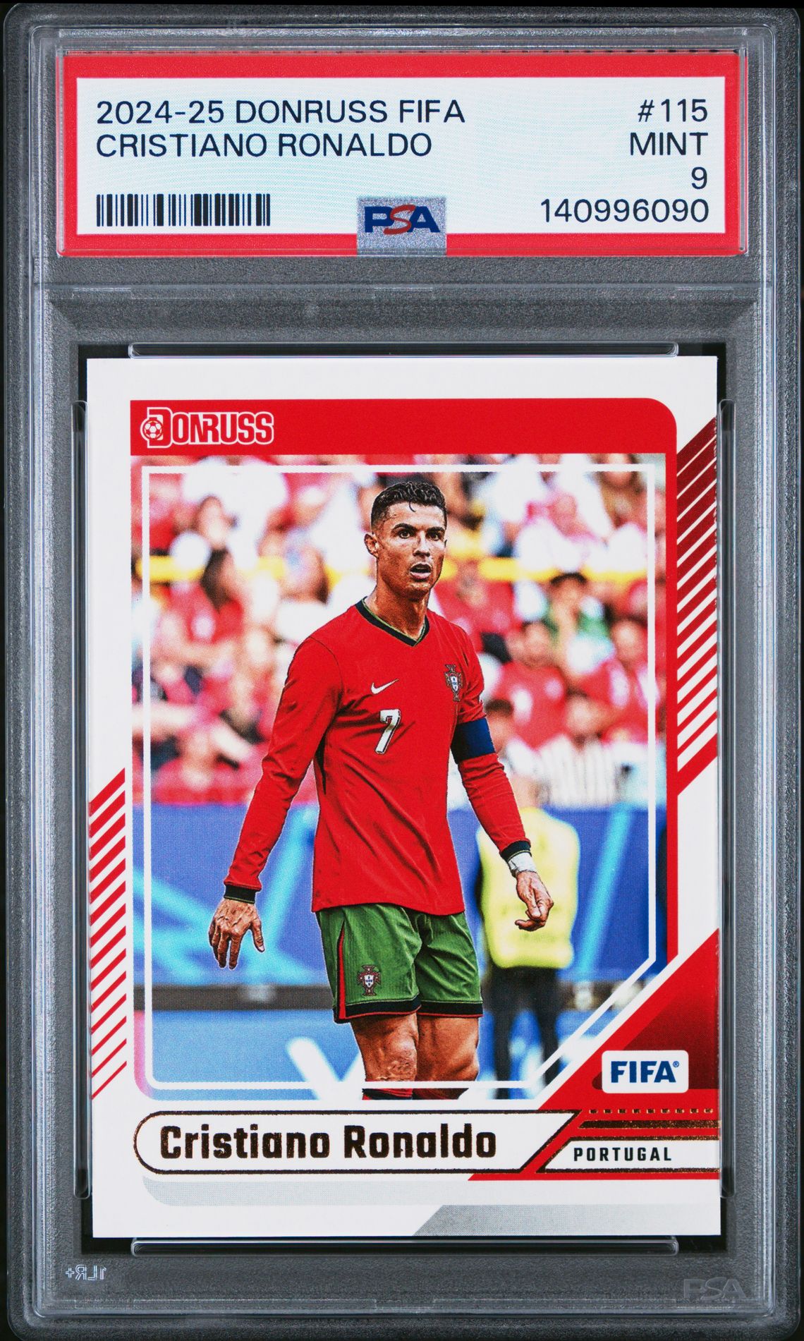 2024-25 Panini Donruss Fifa Cristiano Ronaldo #115 Mint 9 front