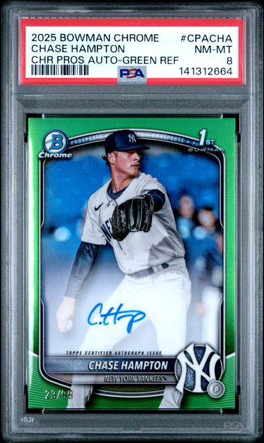 2025 Bowman Bowman Chrome Green Refractor Chase front