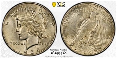1935-S $1 AU53