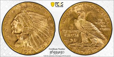 1915 $2.50 MS65+ 