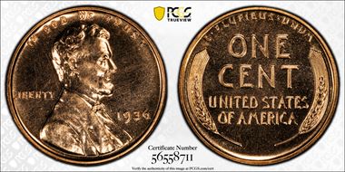 1936 1C Brilliant PR66RD