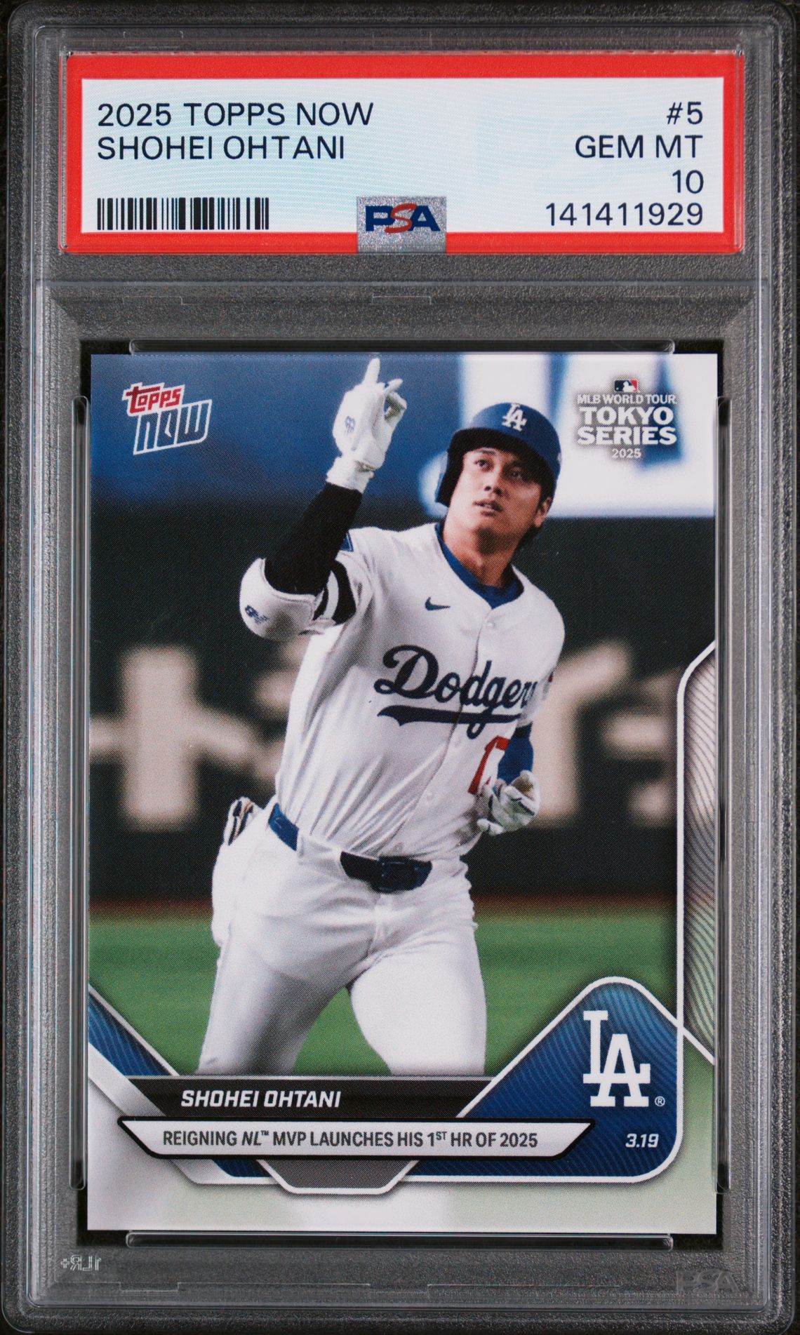 2025 Topps TOPPS NOW #5 Shohei Ohtani front