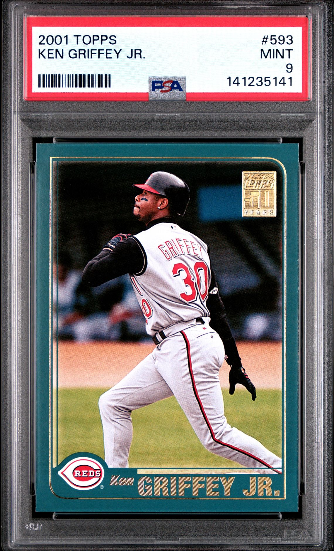 2001 Topps TOPPS #593 Ken Griffey Jr. front