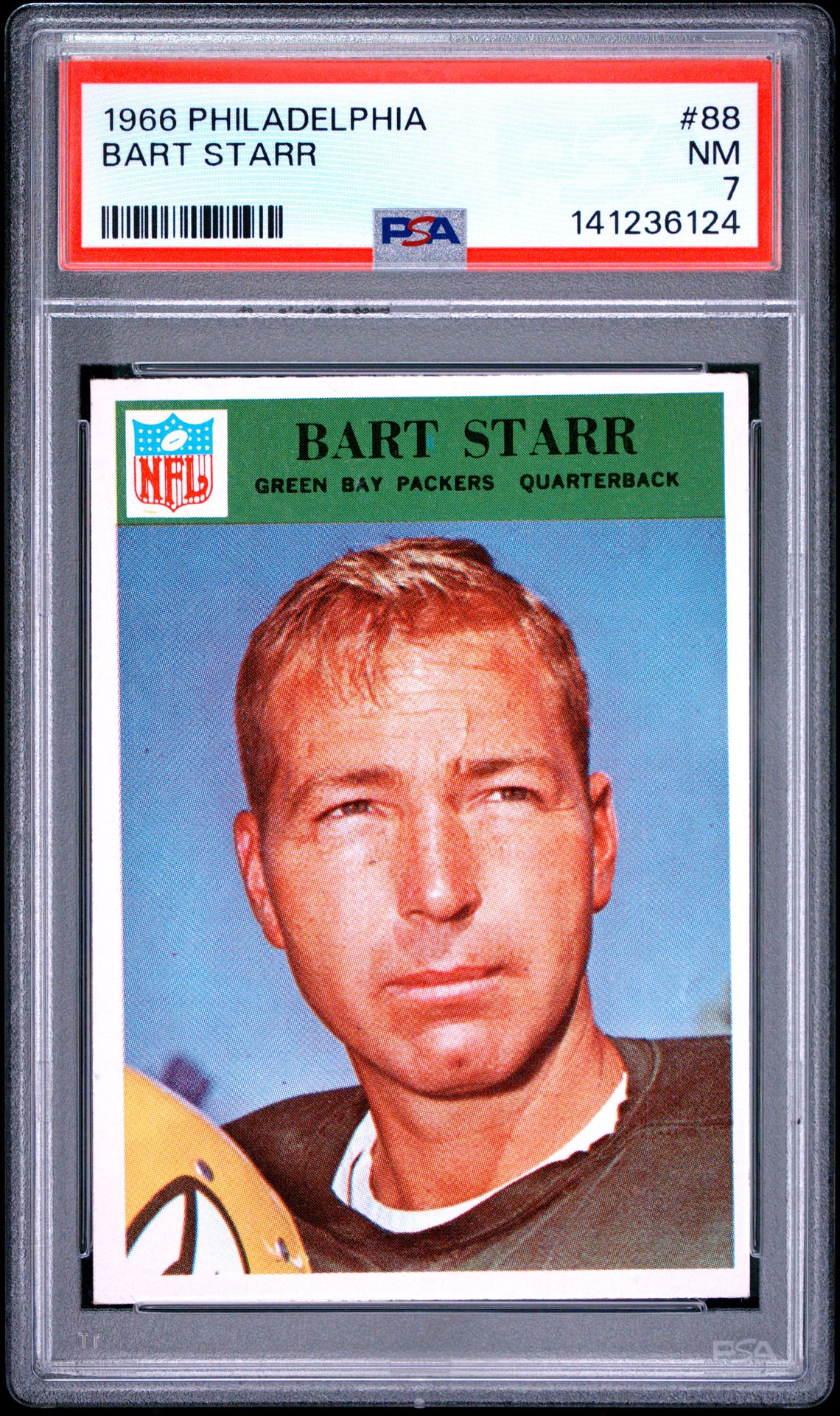 1966 Philadelphia Bart Starr #88 Nm 7 front