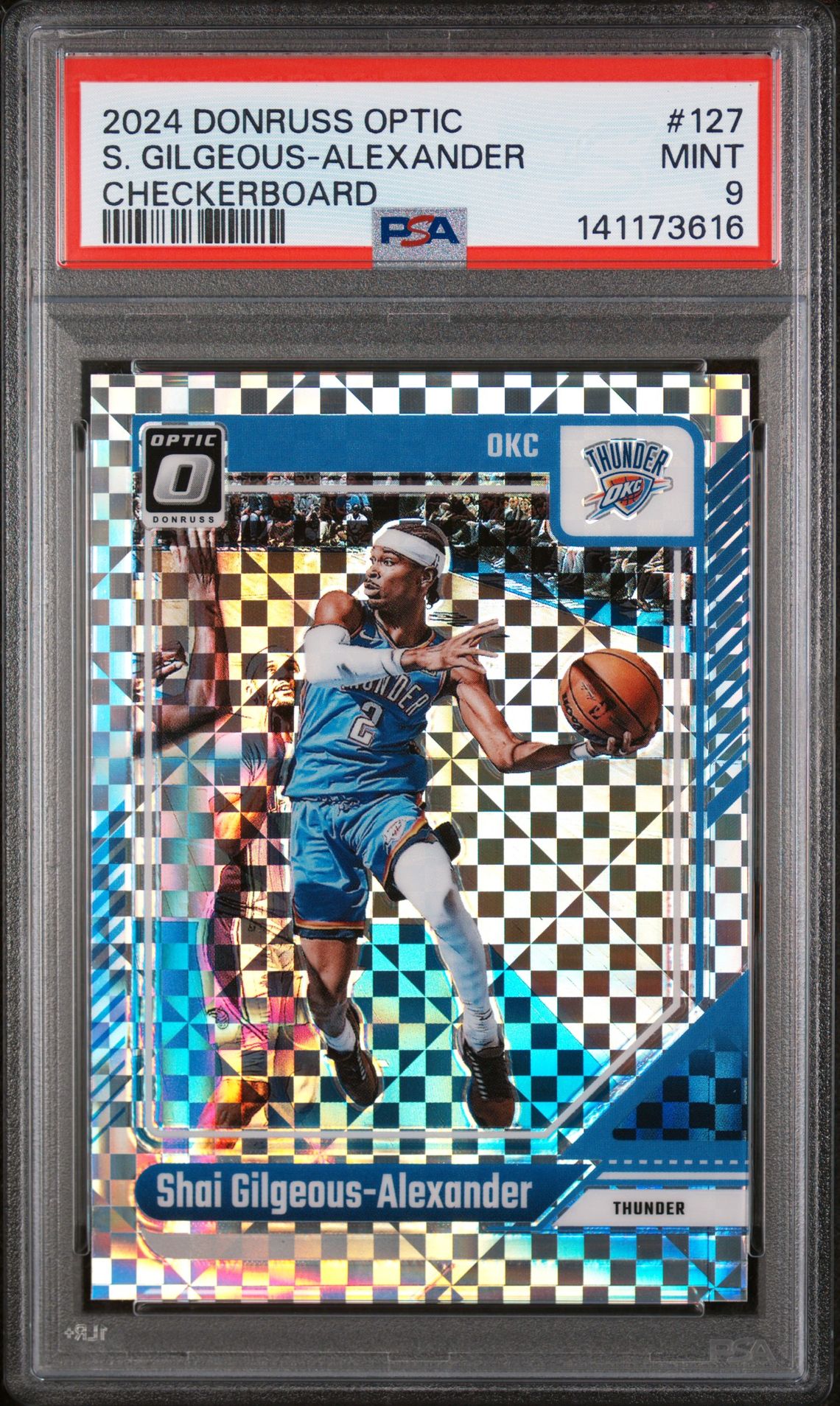 2024 Panini PANINI DONRUSS OPTIC WHITE CHOICE #127 S. Gilgeous-Alexander front