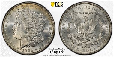 1904 $1 MS65