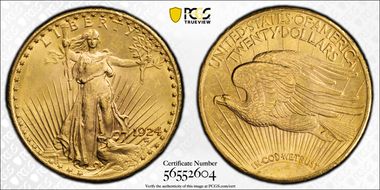 1924 $20 MS64