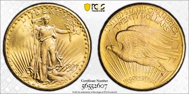 1927 $20 MS64