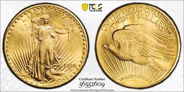 1928 $20 MS63