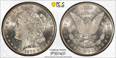 1878-CC $1 MS65+