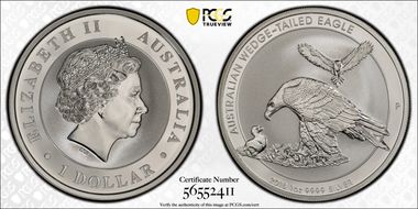 2018-P $1 Wedge-Tailed Eagle MS70