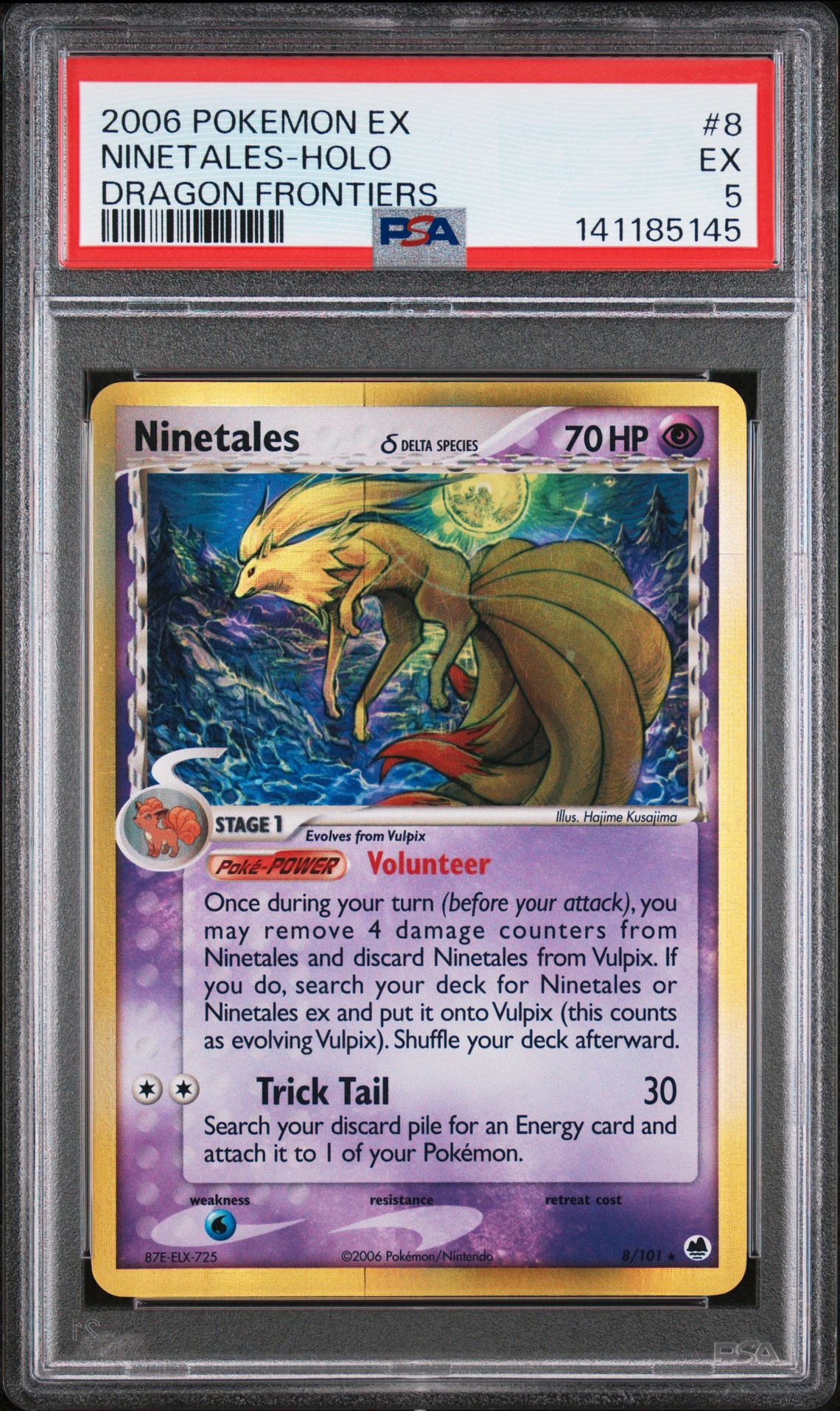 2006 Pokemon POKEMON EX DRAGON FRONTIERS #8 Ninetales-Holo front