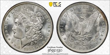 1885-O $1 MS66+