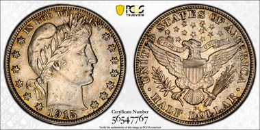 1915-D 50C MS63