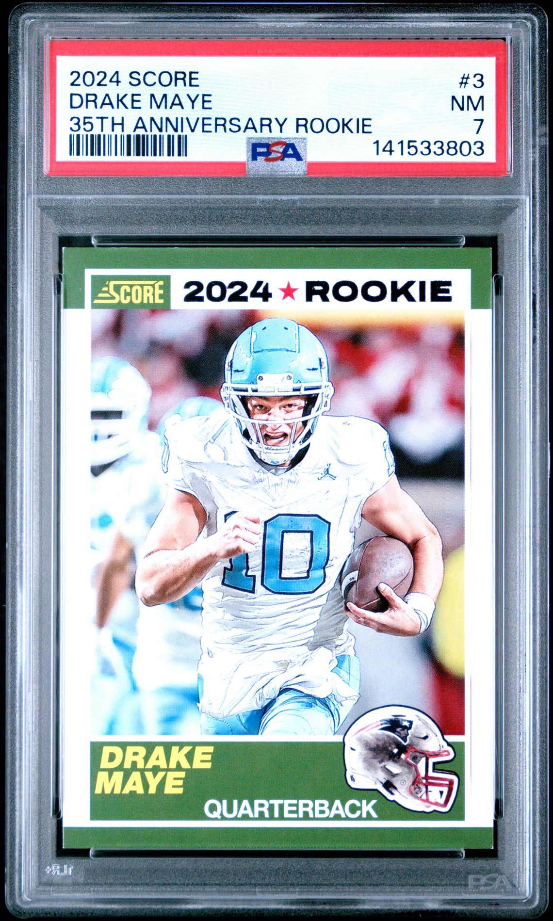 2024 Panini PANINI SCORE 35TH ANNIVERSARY ROOKIE #3 Drake Maye front