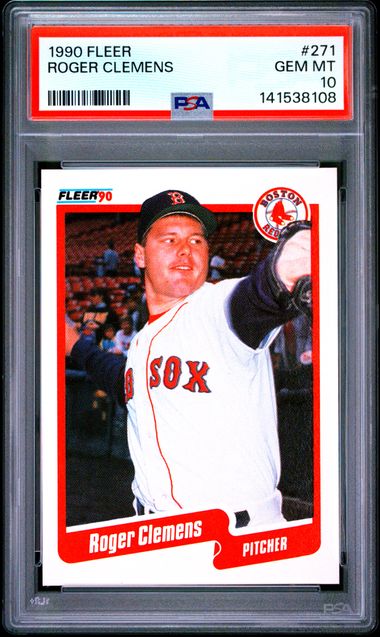 Fleer Roger Clemens front