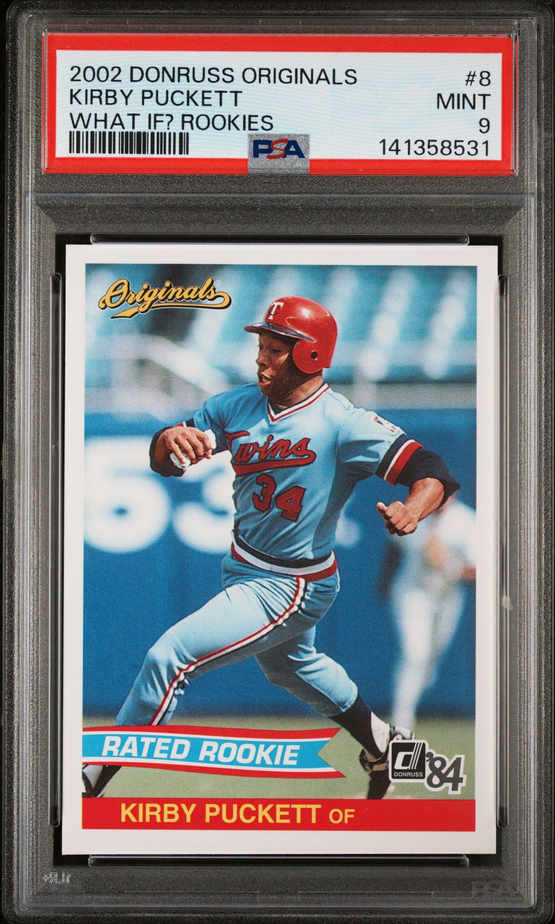 2002 Donruss DONRUSS ORIGINALS WHAT IF? ROOKIES #8 Kirby Puckett front