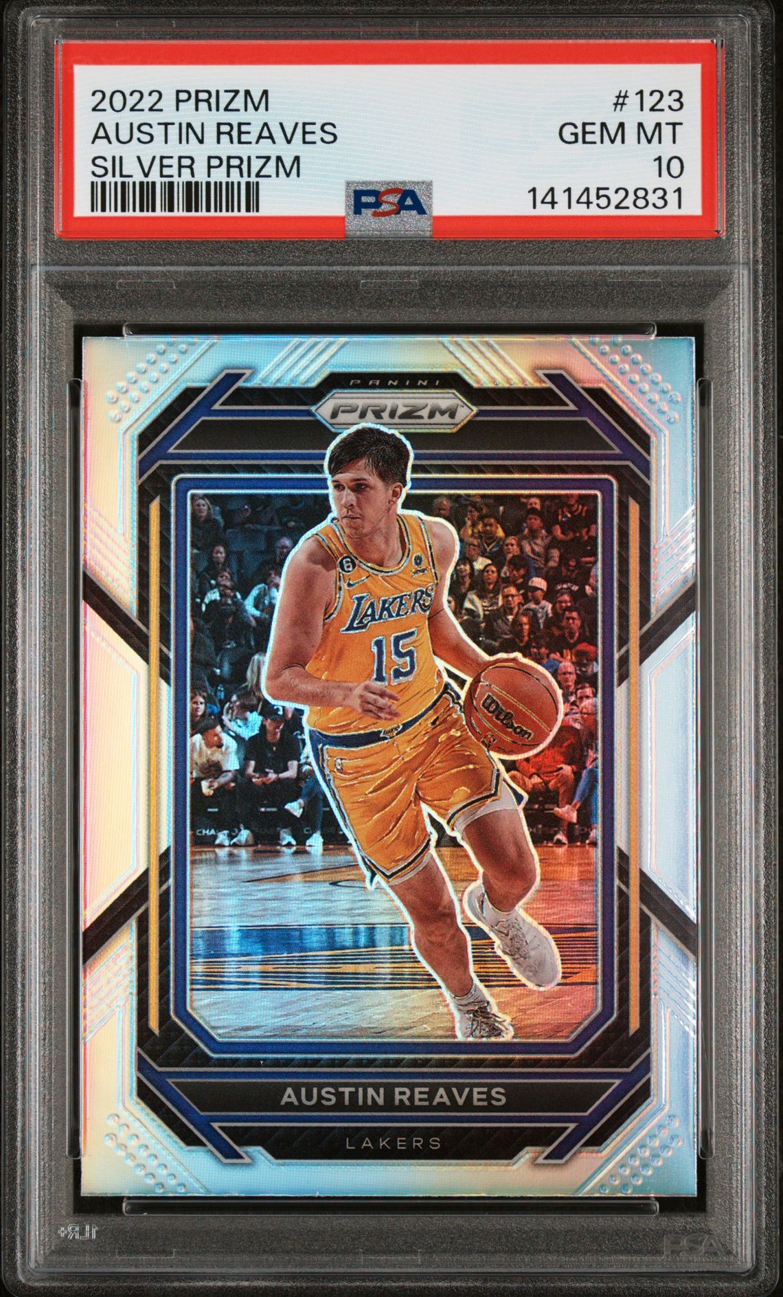 2022 Panini PANINI PRIZM SILVER PRIZM #123 Austin Reaves front