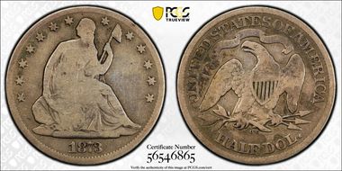 1873-CC 50C No Arrows G6