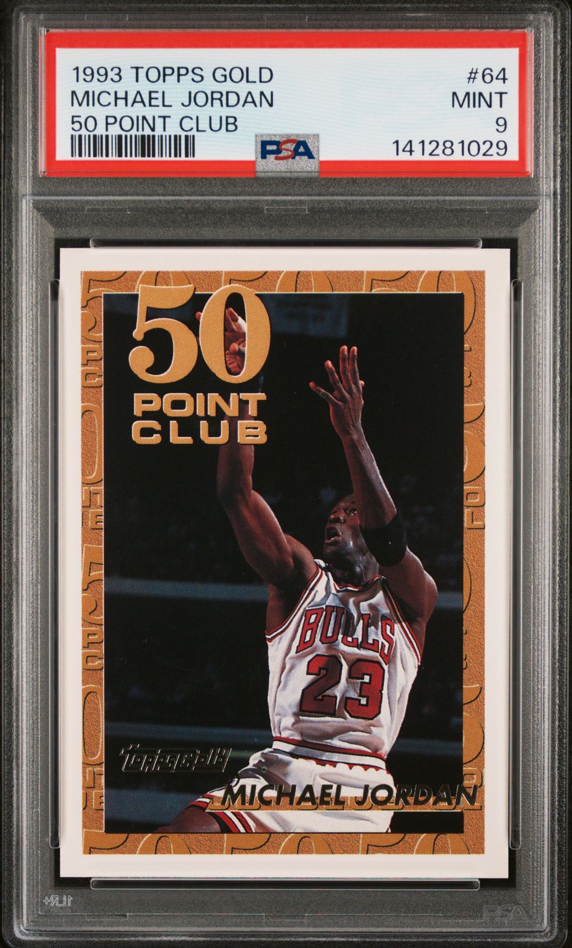 1993 Topps TOPPS GOLD 50 POINT CLUB #64 Michael Jordan front