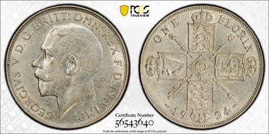 1924 Florin S-4022A AU55