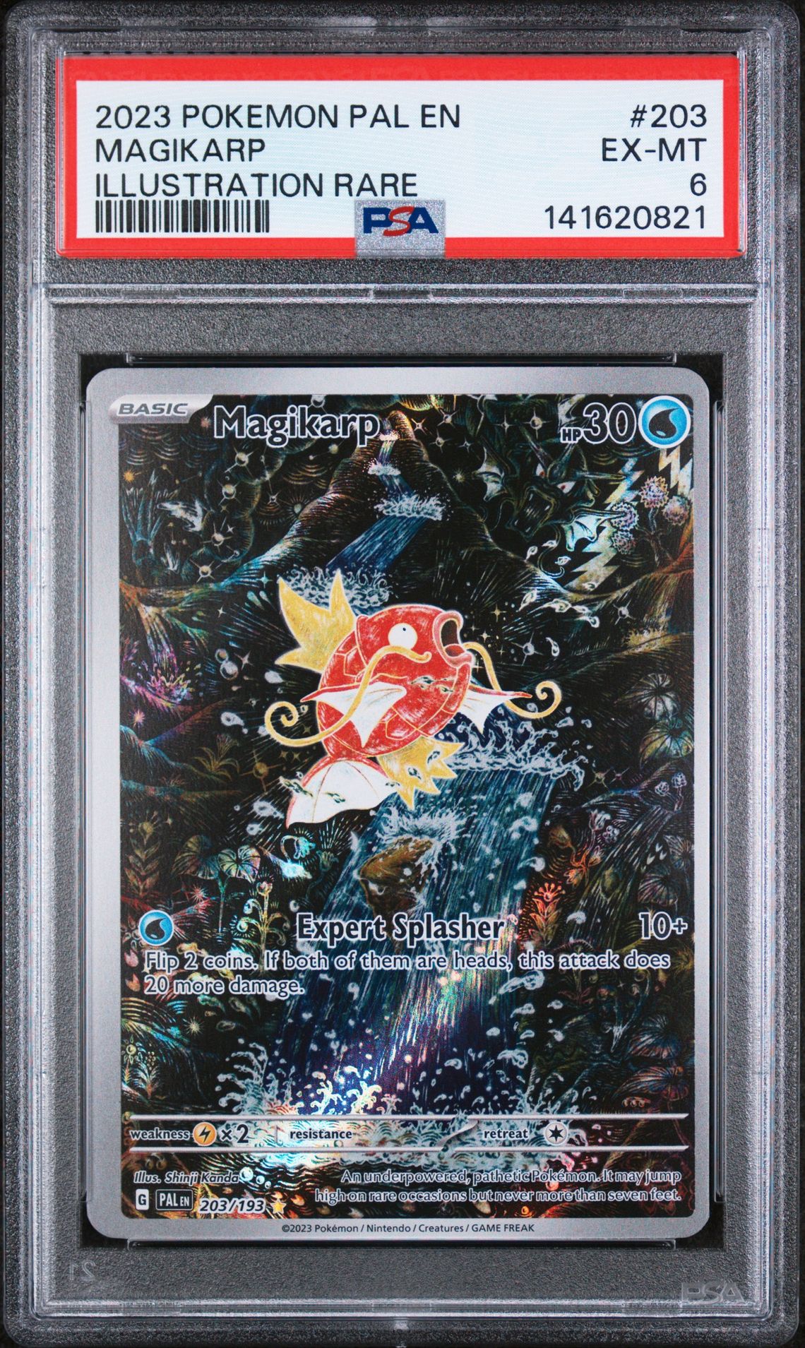 2023 Pokemon POKEMON PAL EN-PALDEA EVOLVED ILLUSTRATION RARE #203 Magikarp front