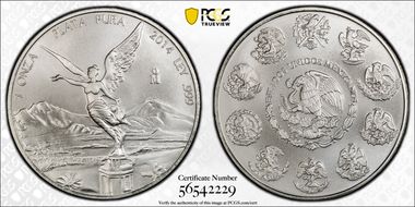 2014-Mo Onza Libertad Ag MS69