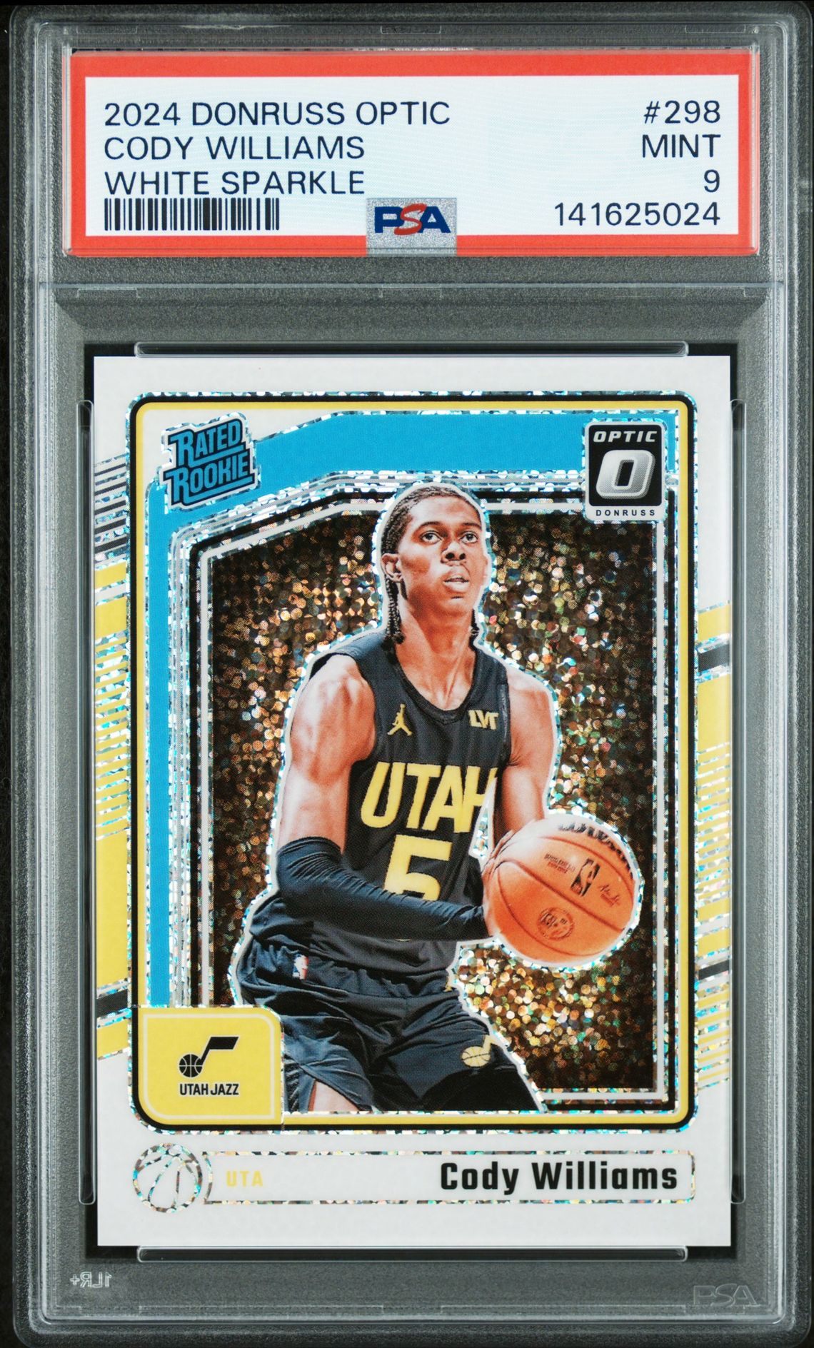 2024 Panini PANINI DONRUSS OPTIC WHITE SPARKLE #298 Cody Williams front