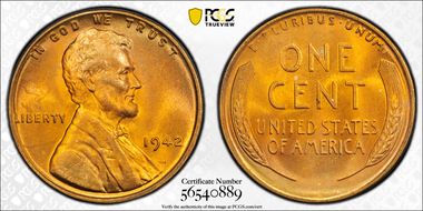 1942 1C MS66RD