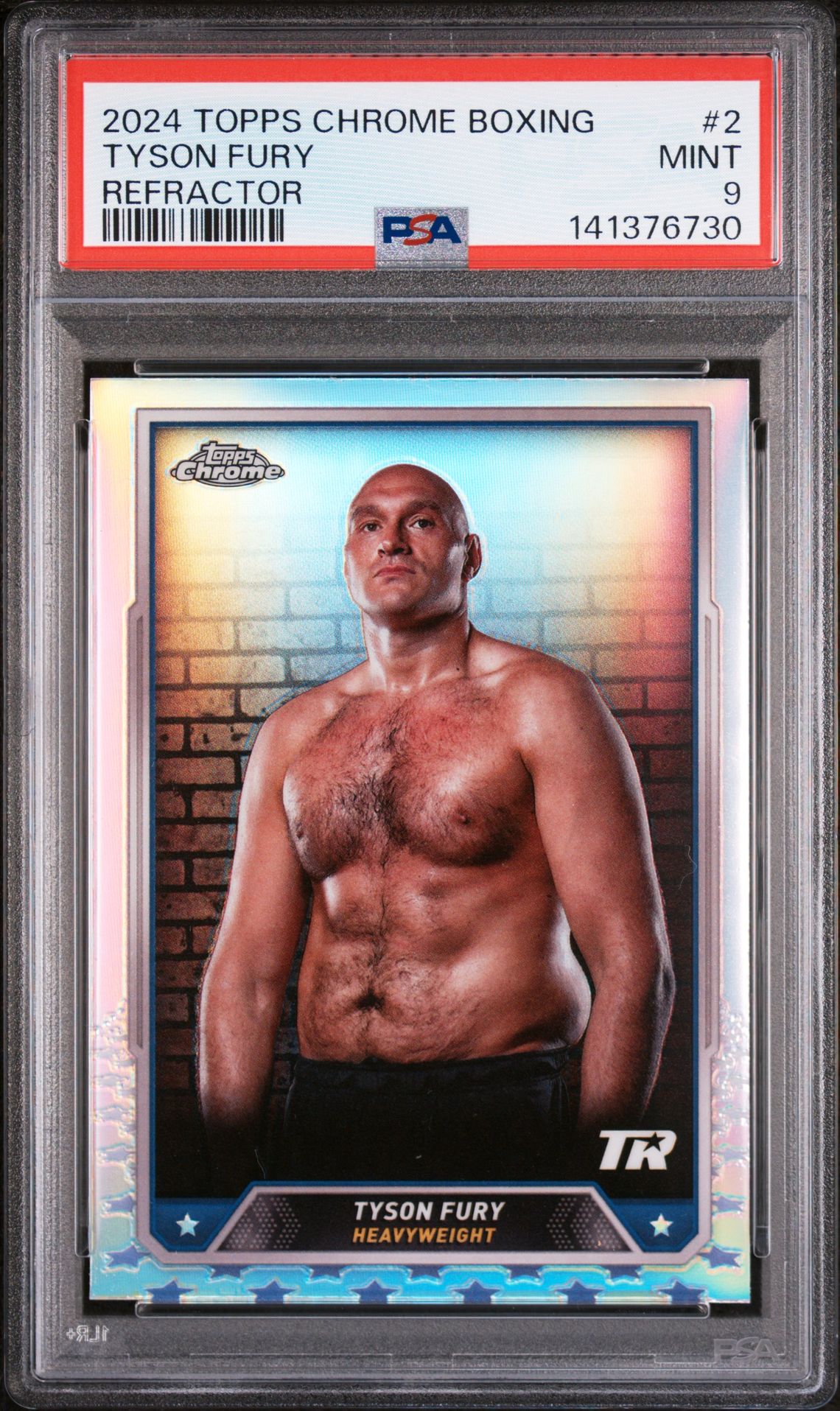 2024 Topps TOPPS CHROME BOXING Refractor #2 Tyson Fury front