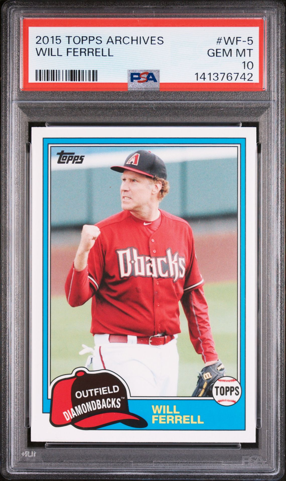 2015 Topps TOPPS ARCHIVES WILL FERRELL #WF-5 Will Ferrell front