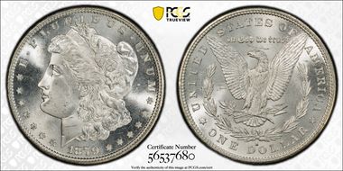 1879-S $1 MS67