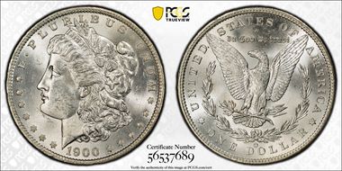 1900-O/CC $1 VAM 11 MS64
