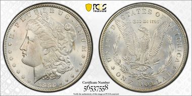 1882 $1 MS65