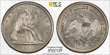 1860-S 50C AU55
