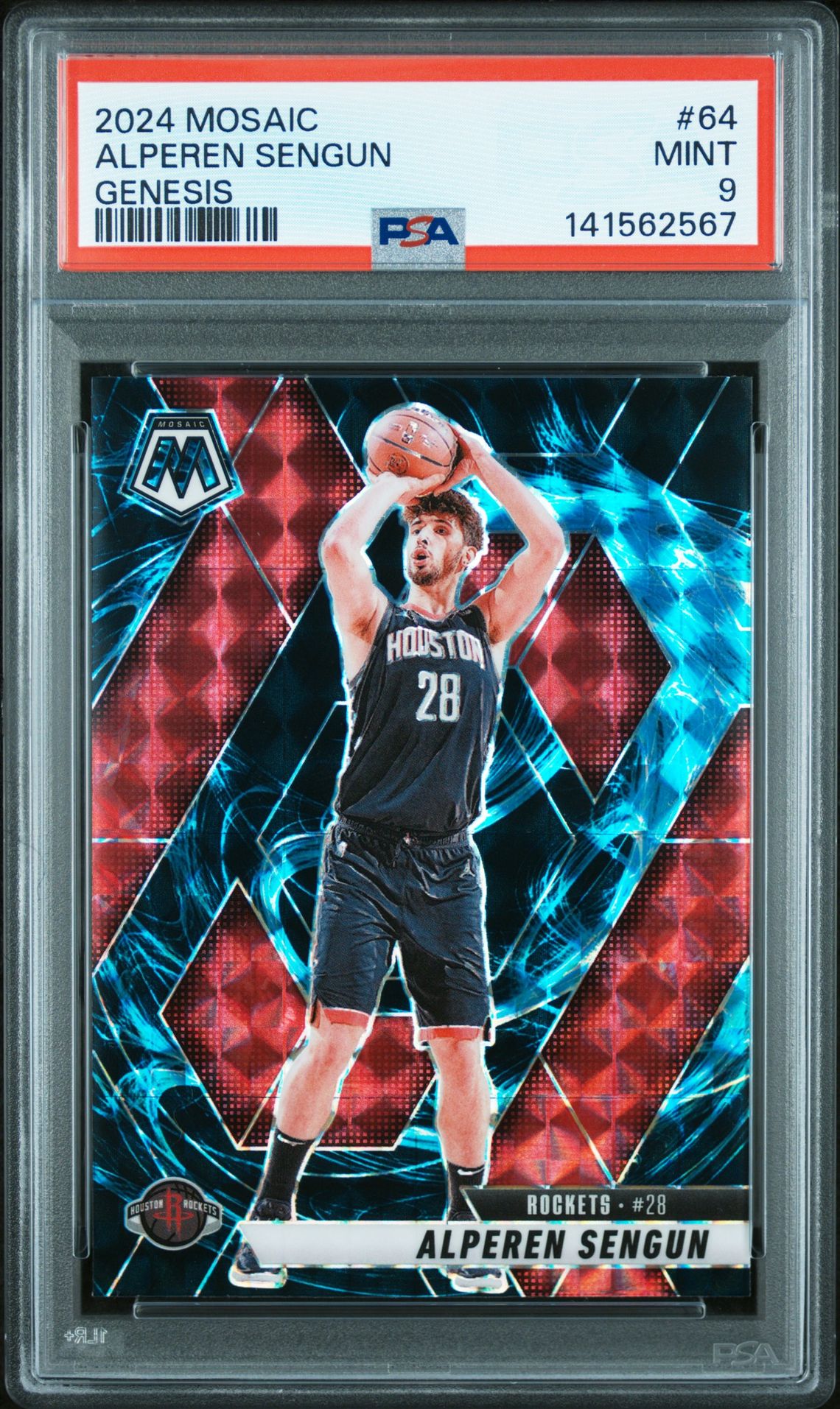 2024 Panini PANINI MOSAIC GENESIS #64 Alperen Sengun front
