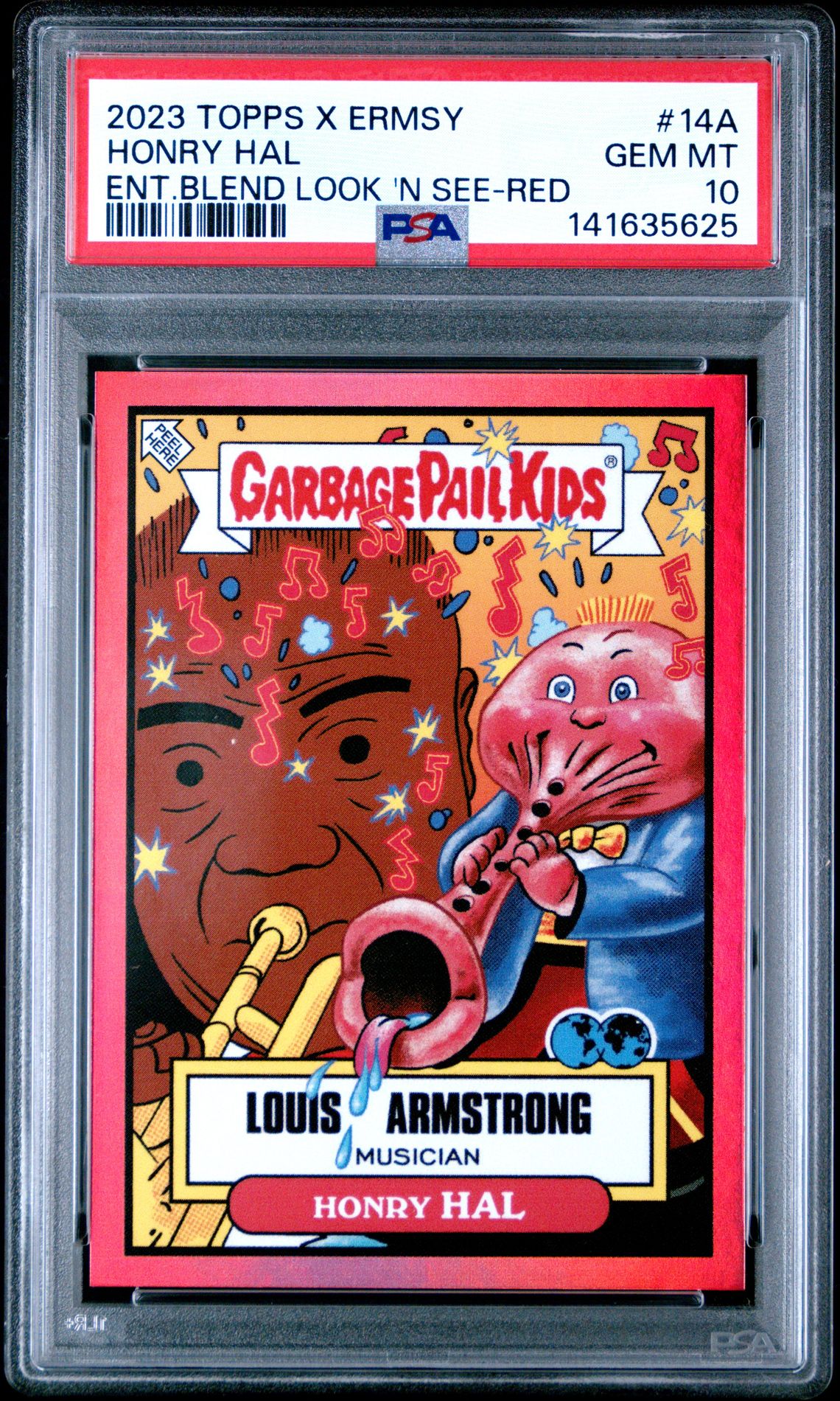 2023 Topps TOPPS X ERMSY ENTERTAINMENT BLEND LOOK 'N SEE ENT.BLEND LOOK 'N SEE-RED #14A Honry Hal front