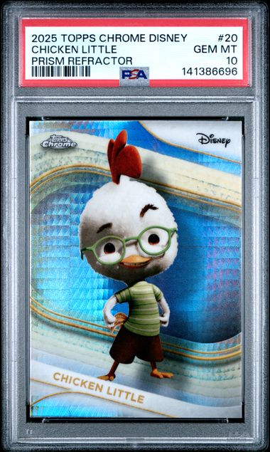 2025 Topps Topps Chrome Prism Refractor #20 Chicken Little front