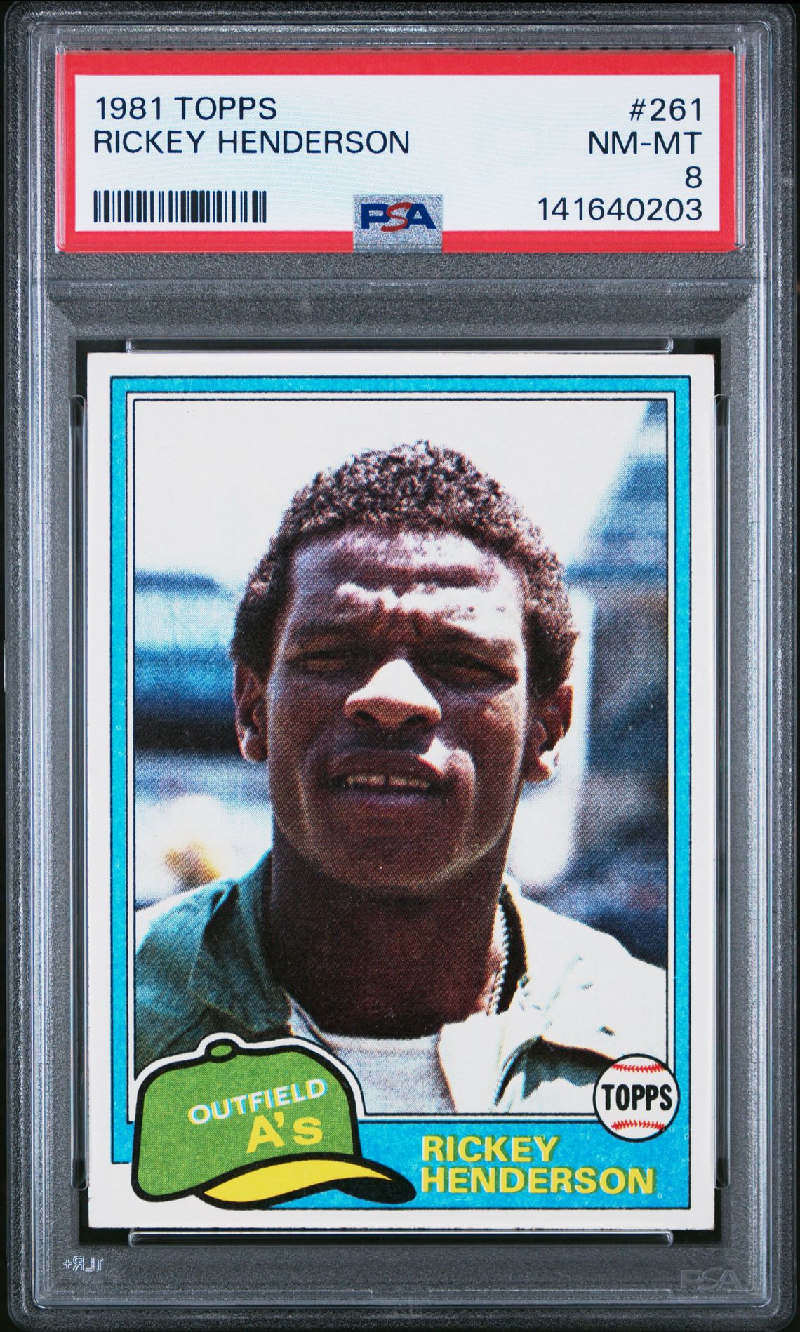 1981 Topps TOPPS #261 Rickey Henderson front