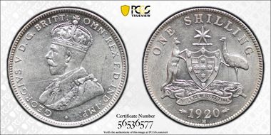 1920-M Shil AU58