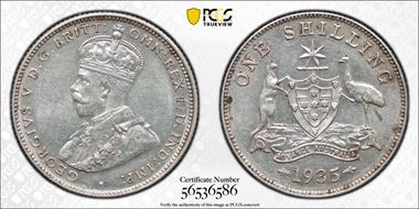 1935(m) Shil KM-26  Ag MS61