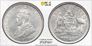 1925/3 Shil AU53