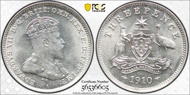 1910 3D KM-18  Ag MS63