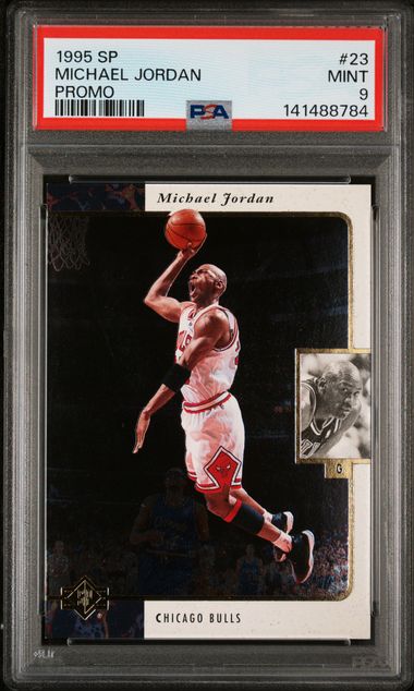 1995 Sp PROMO #23 Michael Jordan front