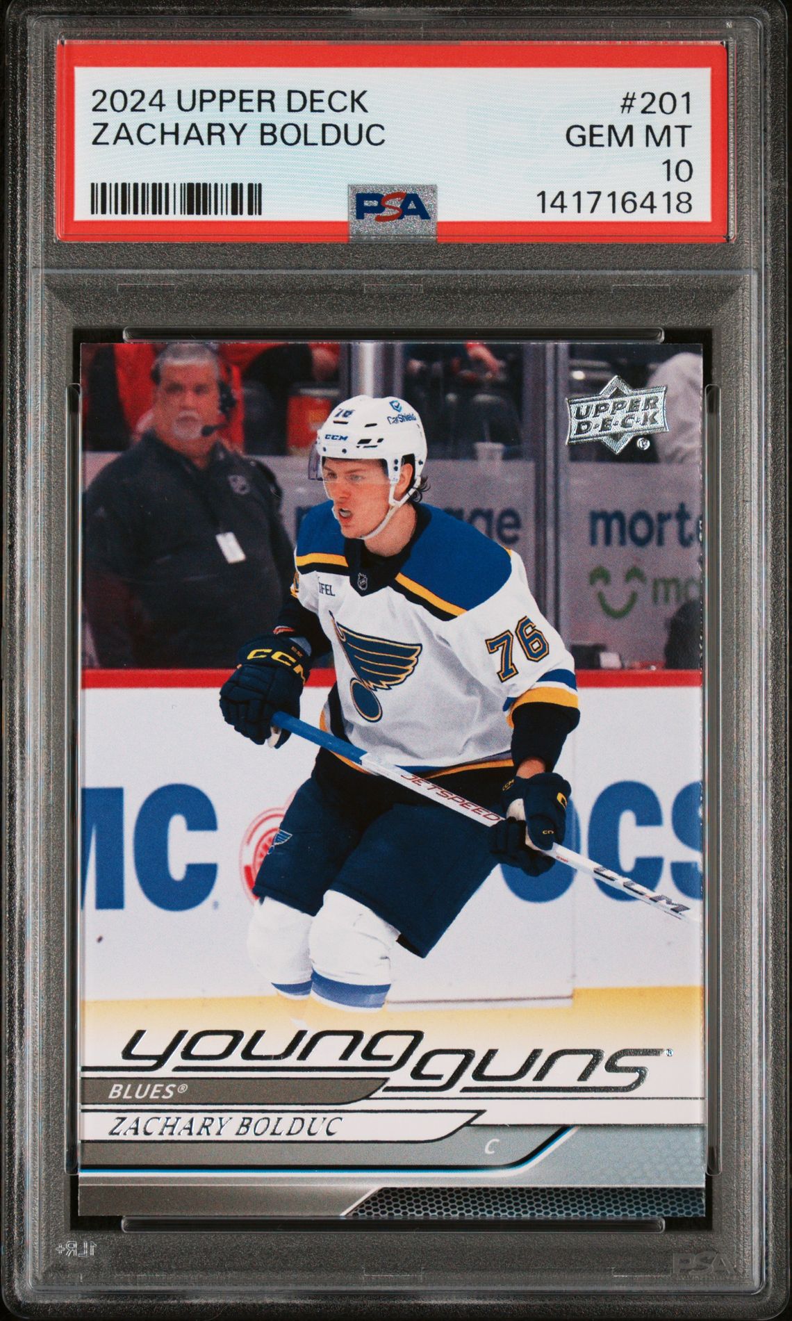 2024 Upper Deck UPPER DECK #201 Zachary Bolduc front