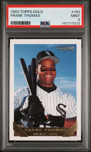 1993 Topps TOPPS GOLD Gold #150 Frank Thomas front