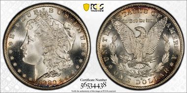 1880-S $1 MS68