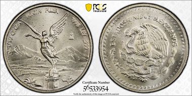 1998-Mo 1/10 oz Libertad Ag MS69