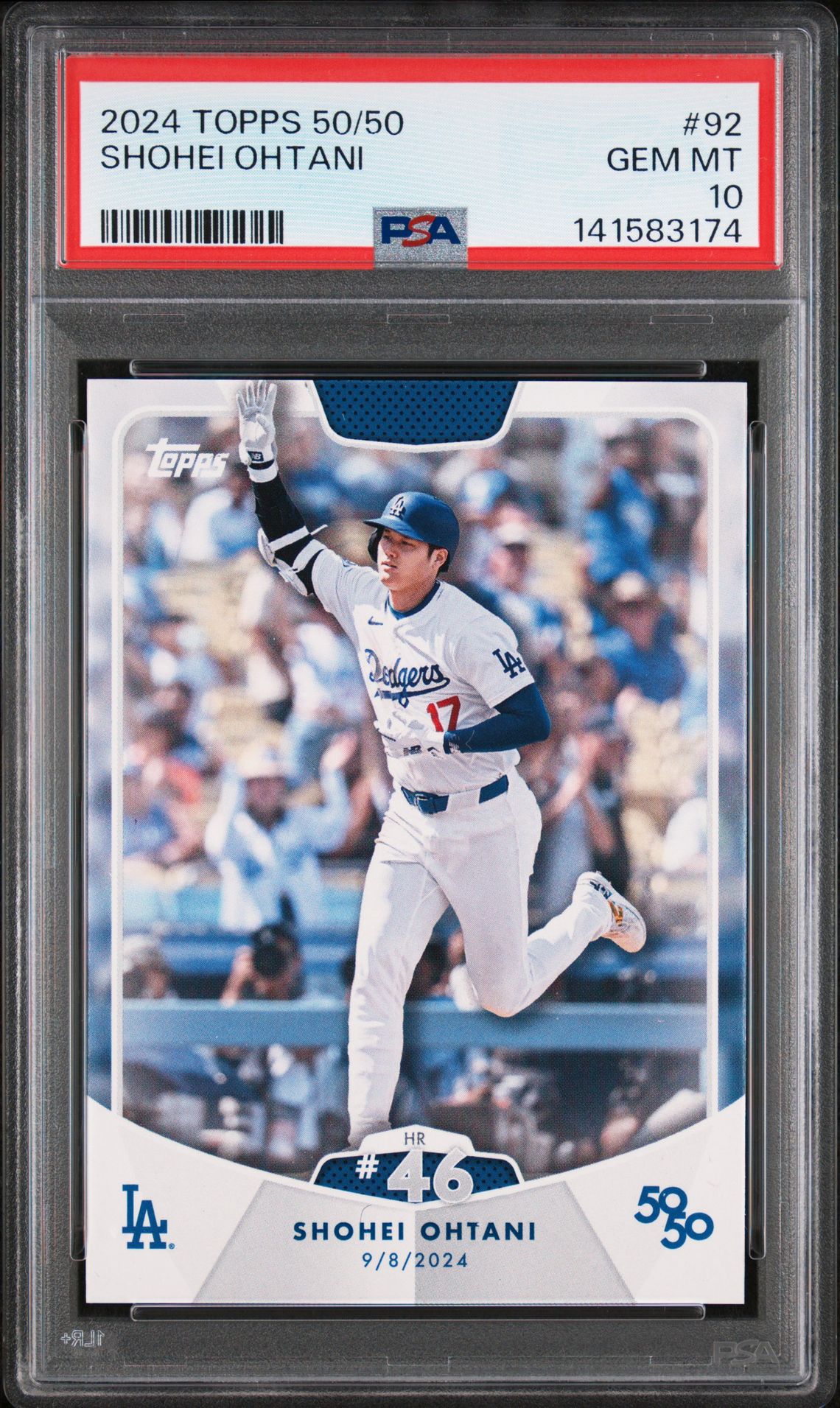 2024 Topps TOPPS 50/50 SHOHEI OHTANI #92 Shohei Ohtani front