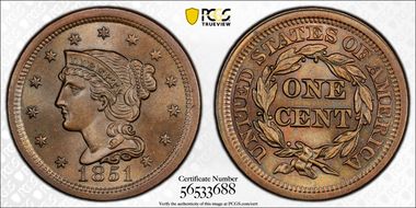 1851 1C MS66BN